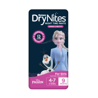 DryNites Night Time Pants for Girls 4-7 Years 17-30kg (9pk)