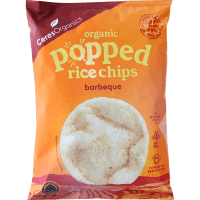 Barbeque Organic Popped Rice Chips (100g)