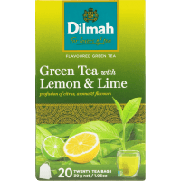 DILMAH Green Tea Tea Bags Green Tea with Lemon & Lime 20s 30g (20pk)