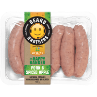 Pork & Spiced Apple Sausages (500g)