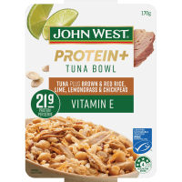 Protein+ Brown & Red Rice Lime Lemongrass & Chickpeas Tuna Bowl (170g)