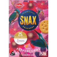 Snax Pink Peppercorns Crackers (225g)