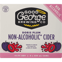 Doris Plum Non-Alcoholic Cider (4 x 330ml)