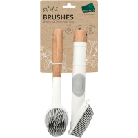 Brushes With Soap Dispensing Head (2pk)