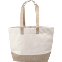 Eco Jute Tote Bag Assorted Colours (1pk)