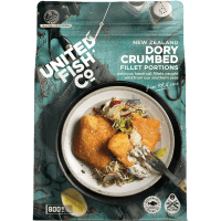 New Zealand Dory Crumbed Fillets Portions (800g)