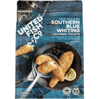 New Zealand Southern Blue Whiting Crumbed Fillets (800g)
