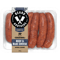 Beef & Blue Cheese Sausages (500g)