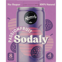 Passionfruit Sodaly Prebiotic Soda (4 x 250ml)