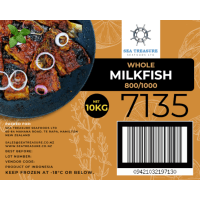 Whole 800/1000 Milkfish (10kg)