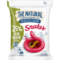 Snakes 25% Less Sugar (230g)