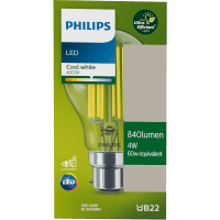 LED Cool White 4W 840 Lumen Bayonet Bulb (1pk)