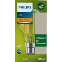 LED Warm White 4W 840 Lumen Bayonet Bulb (1pk)