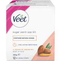 Sugar Warm Wax Kit with Argan Oil (360g)