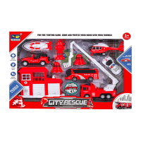City Rescue Pull Back Trucks (1pk)