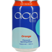No Sugar Orange Flavoured Sparkling Water (330ml)