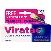 Cold Sore Cream With Moisturising Lip Balm (5g)