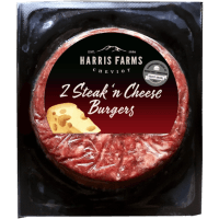 Steak 'n Cheese Burgers (2 x 125g)