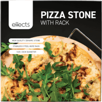 Pizza Stone 33cm With Rack (1pk)