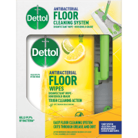 Antibacterial Floor Cleaning System & Wipes (1pk)