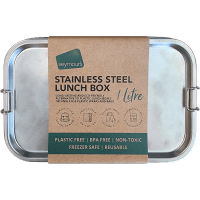 Stainless Steel 1L Lunch Box (1pk)