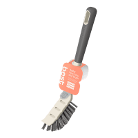 Soft Grip Radial Flow-Thru Dish Brush (1pk)