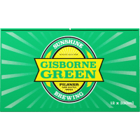 Gisborne Green Pilsner (12 x 330ml)