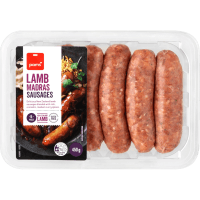 Lamb Madras Sausages (6 x 75g)