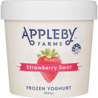 Strawberry Swirl Frozen Yoghurt (950ml)