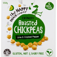 Dairy Free Lime & Cracked Pepper Roasted Chickpeas (6 x 25g)
