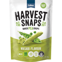 Harvest Snaps Wasabi Flavour Baked Pea Crisps (120g)