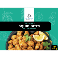 Salt and Pepper Crumbed Squid Bites (400g)