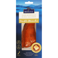 Double Manuka Hot Smoked Salmon Portion (100g)