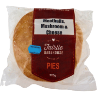 Meatballs, Mushroom & Cheese Pies (220g)