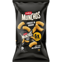Munchos Cheese & Onion Cereal Snacks (6 x 14g)