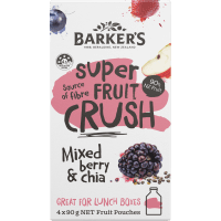 Mixed Berry & Chia Super Fruit Crush (4 x 90g)