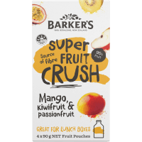 Mango Kiwifruit & Passionfruit Super Fruit Crush (4 x 90g)