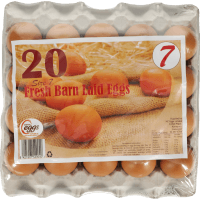 Fresh Barn Laid Size7 Eggs (20pk)