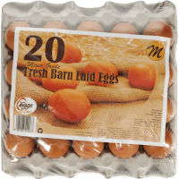 Fresh Barn Laid Mixed Grade Eggs (20pk)