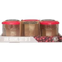400ml Jam Jars (6pk)