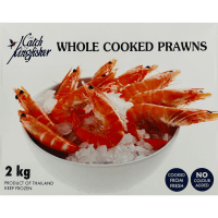Whole Cooked Prawns (2kg)