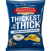 Thickest of The Thick Sour Cream & Chives Potato Chips (140g)