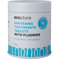 Fresh Mint Whitening Toothpaste Tablets With Fluoride (60pk)