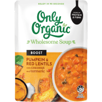 Boost Pumpkin Red Lentils With Coconut & Turmeric Wholesome Soup (320g)