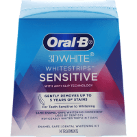 3D White Sensitive Tooth Whitening Strips (14pk)