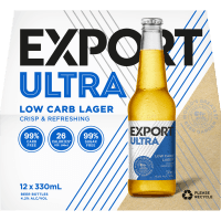Ultra Low Carb Lager Bottles (12 x 330ml)
