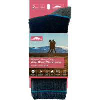 Women's Heavy Duty Wool Blend Work Socks Size 5-10 (2pk)