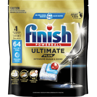 Ultimate Plus Baking Soda All-In-1 Dishwasher Tablets (64pk)