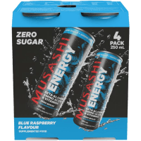 Blue Raspberry Energy Drink (4 x 250ml)