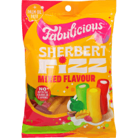 Mixed Flavour Sherbert Fizz (180g)